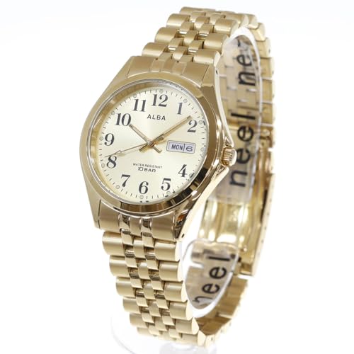 [セイコーウオッチ] 腕時計 アルバ スタンダードクオーツ AQGK469 メンズ シャンパンゴールド